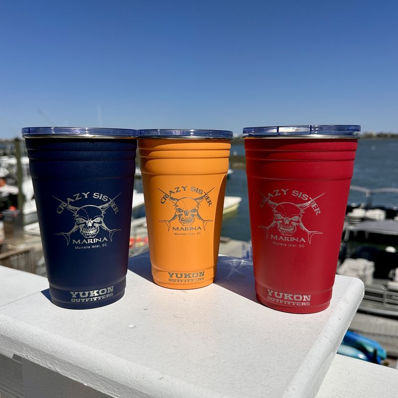 Crazy Sister Engraved Fiesta Cup Tumbler with Lid