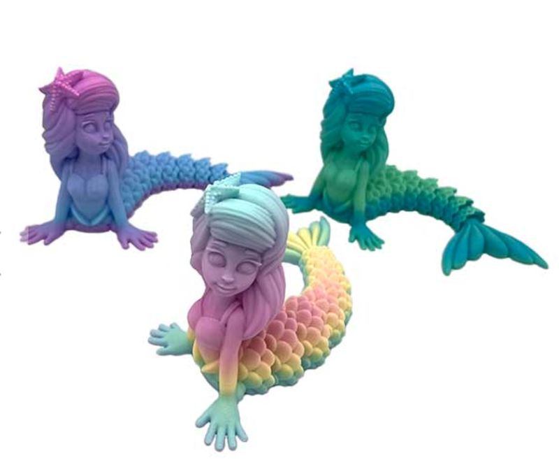 3D Printed Mermaid Toy