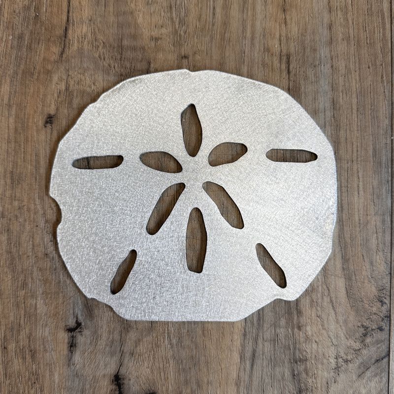 Sand Dollar Metal Wall Art
