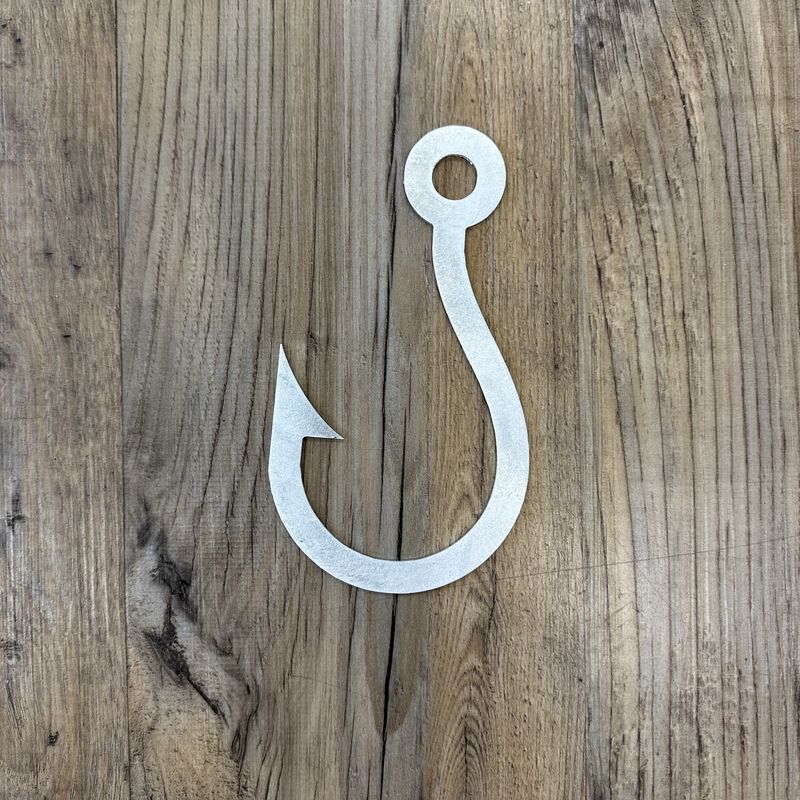 Hook Metal Wall Art