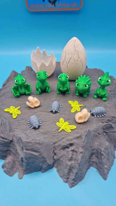 ​🦕 Dino-Kollektion #2 im Überraschungsei – Mini-Fossilien zum Verlieben!