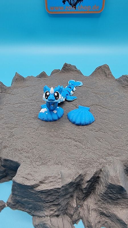 🌊🐉 Sternenaugen Wasserdrache – Hüter der Muschelbucht