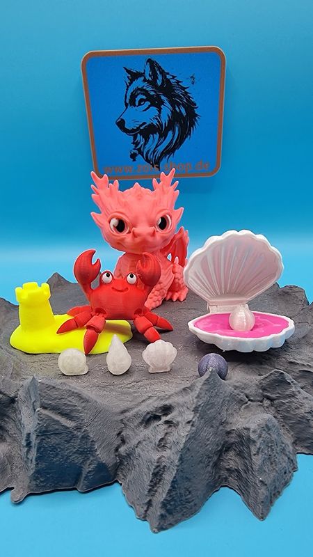 🐉 Riff Baby Drache – Hüter der Korallen