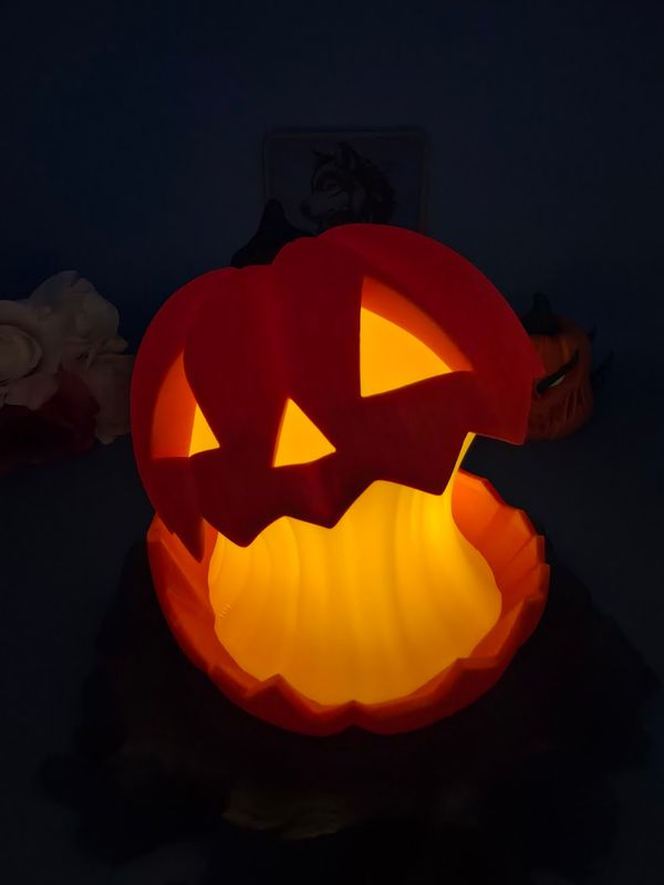 🎃 Kürbis Lampe – Leuchtender Blickfang für Halloween