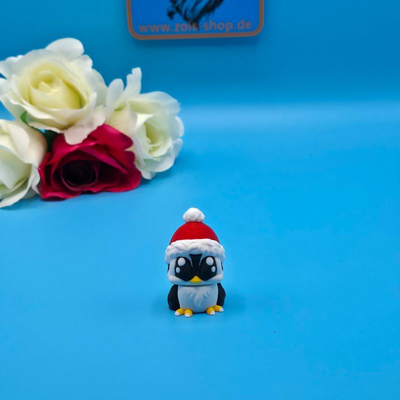 🎅 Stehender Santa-Pinguin