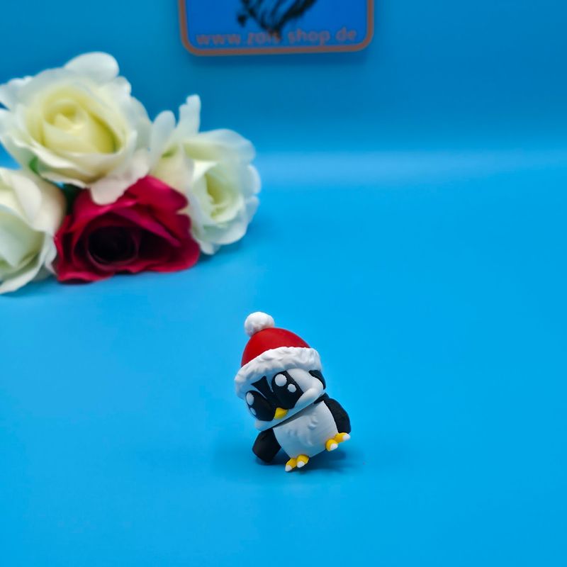 🎅 Stehender Santa-Pinguin