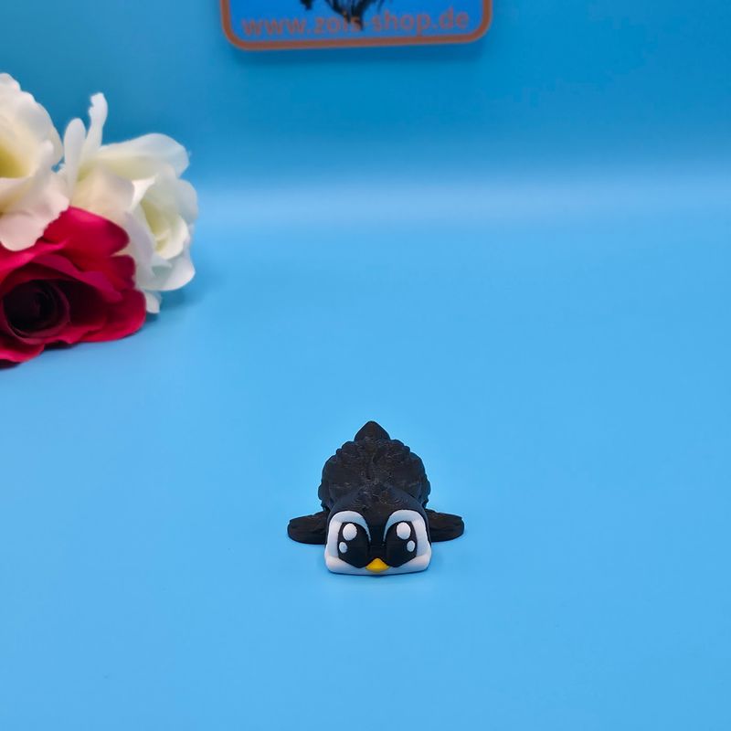 ❄️ Liegender Zucker-Pinguin