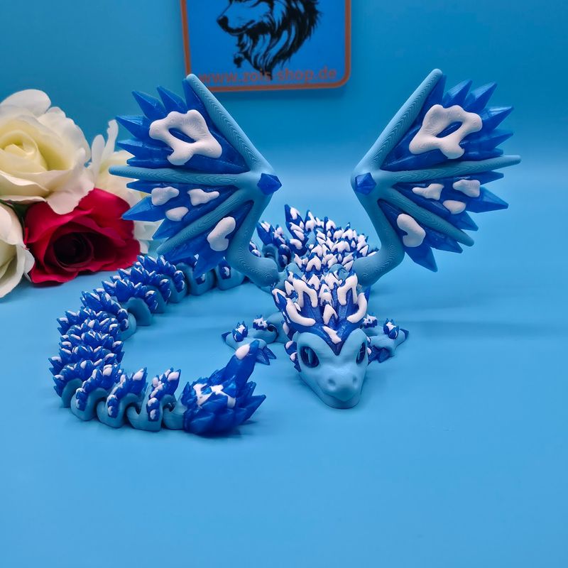 ❄️ Schnee-Kristall-Drache