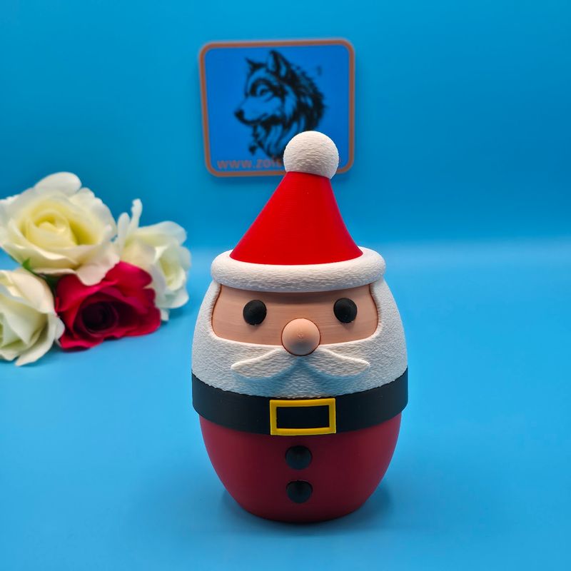 🎅 Weihnachtsmann-Ei – Festliche Überraschung im Dekolook