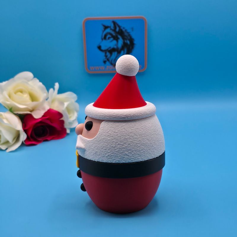 🎅 Weihnachtsmann-Ei – Festliche Überraschung im Dekolook