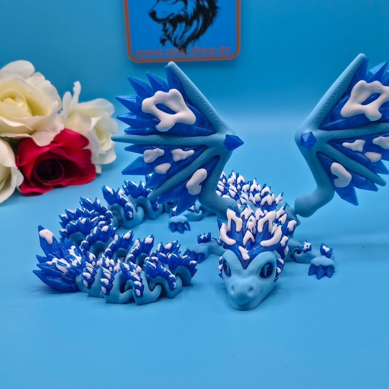 ❄️ Schnee-Kristall-Drache