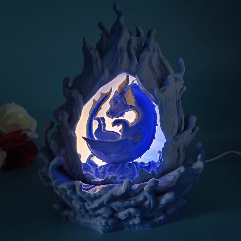 🐉 Ozeanträumer – Wasser-Drachen-Ei mit Baby-Drache