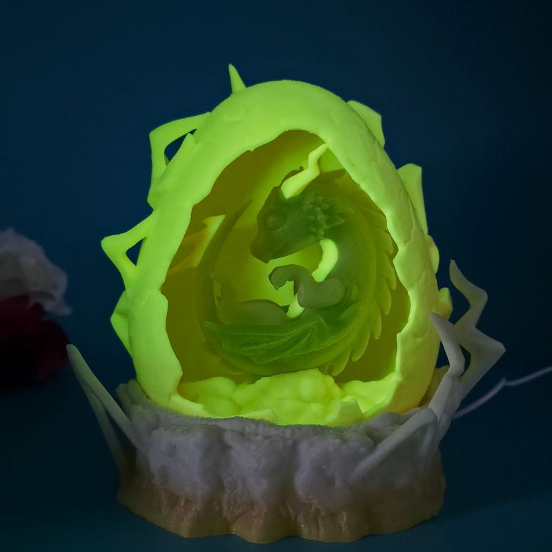 ⚡ Sturmträumer – Blitz-Drachen-Ei mit Baby-Drache