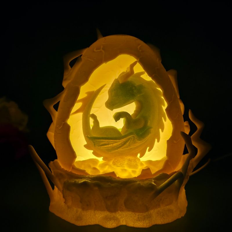 ⚡ Sturmträumer – Blitz-Drachen-Ei mit Baby-Drache