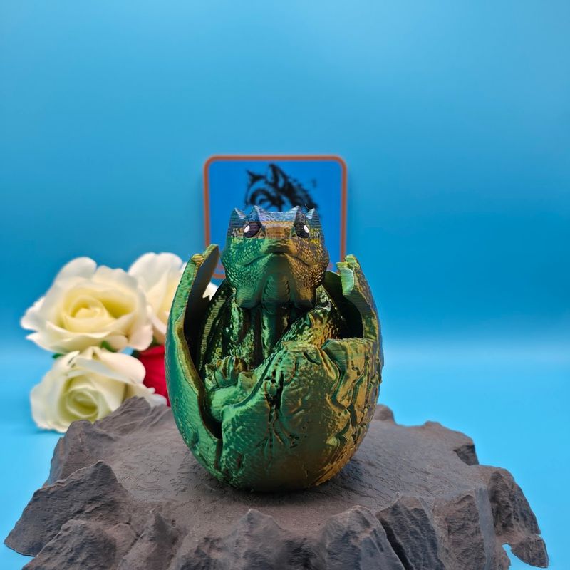 🌀 Schlüpf-Drache – das Baby aus dem Drachenei