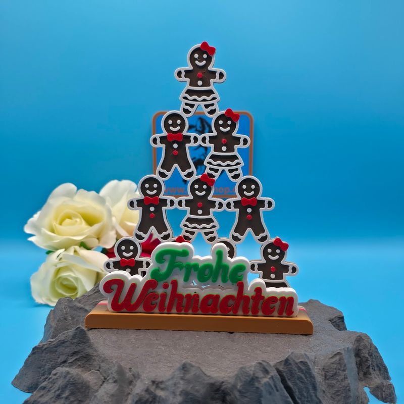 🎄 Lebkuchen-Tannenbaum – Süßer Weihnachtszauber zum Aufstellen