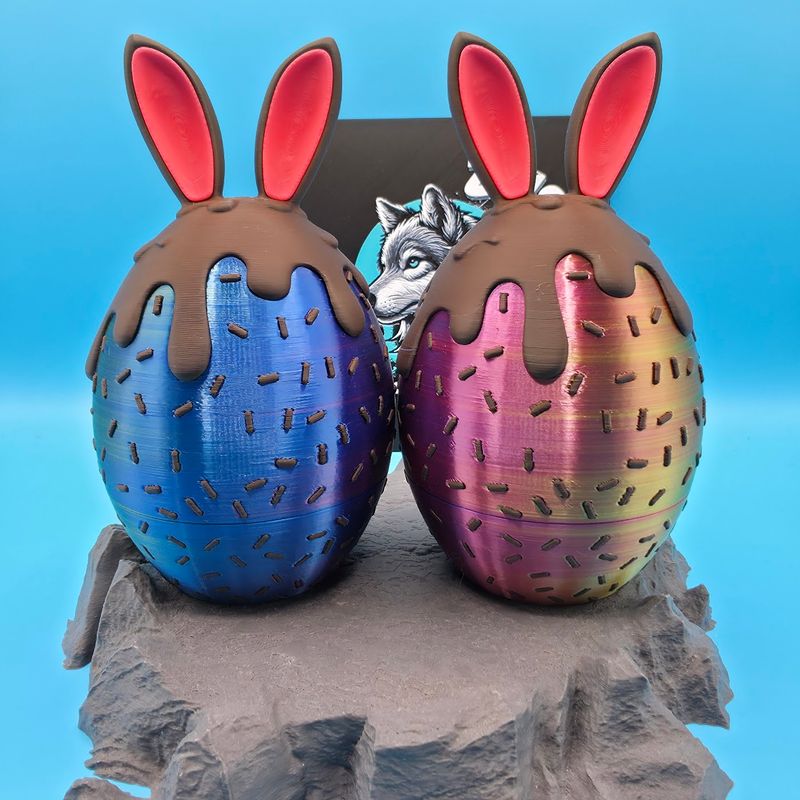 Schoko Streusel Osterhasen Ei 🍫🐰✨