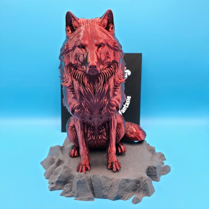 Wolfsstatue 🐺✨