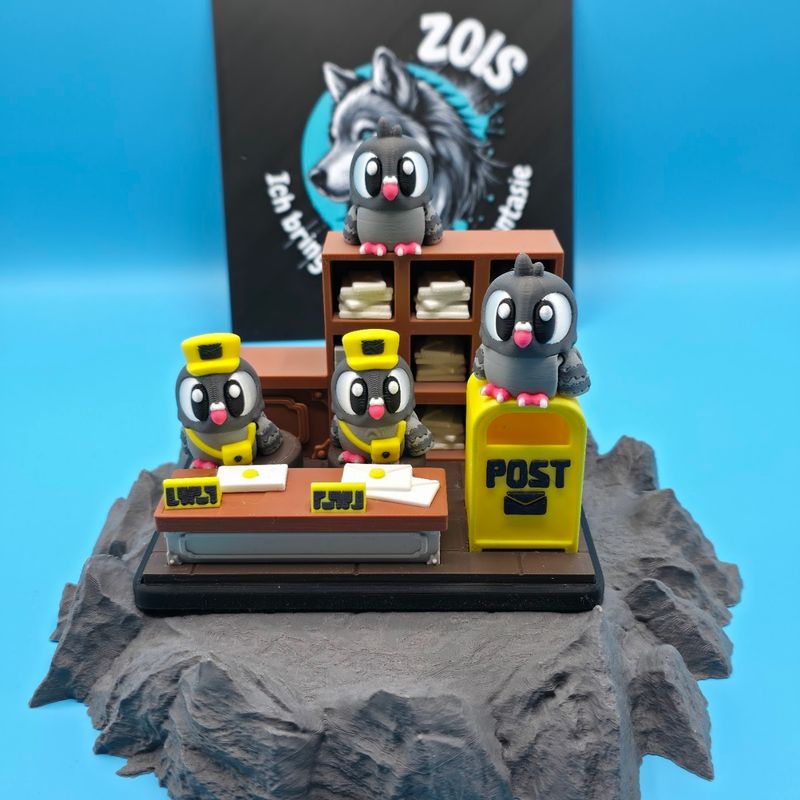 Kleine Brieftauben / Tauben