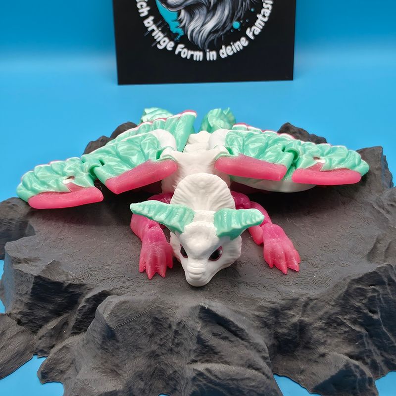 Flexi Mond Motten Drache