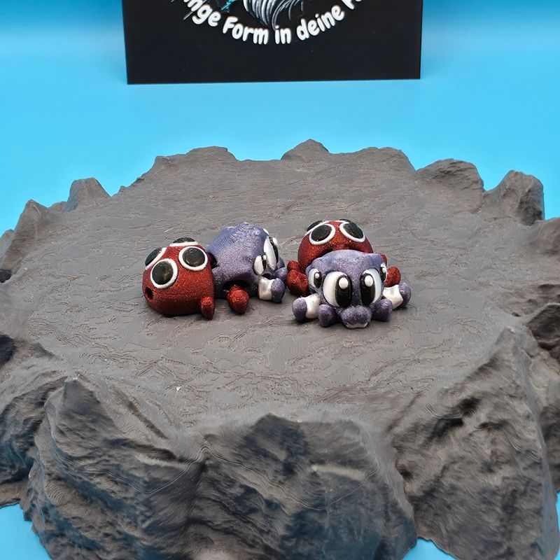 Kleine Wackel Spinnen