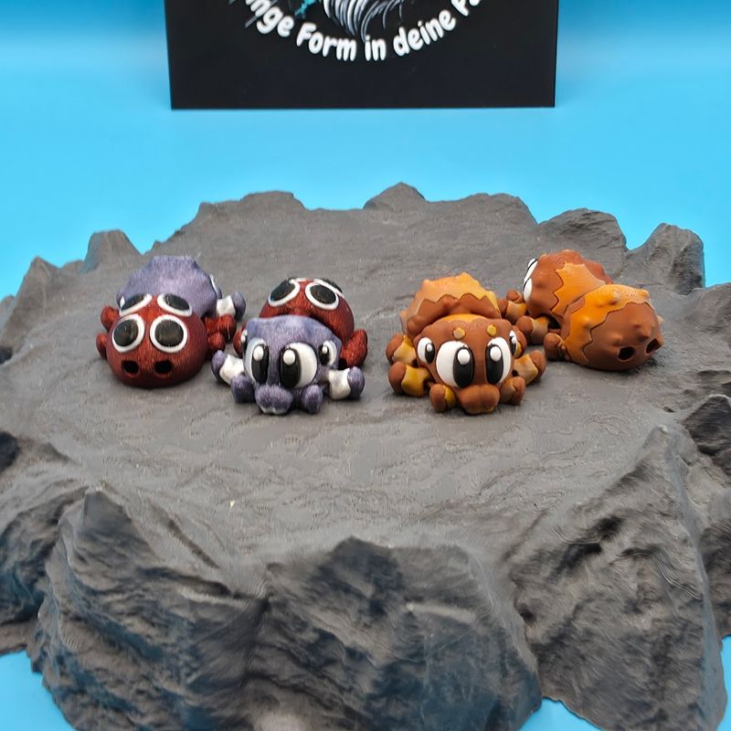 Kleine Wackel Spinnen