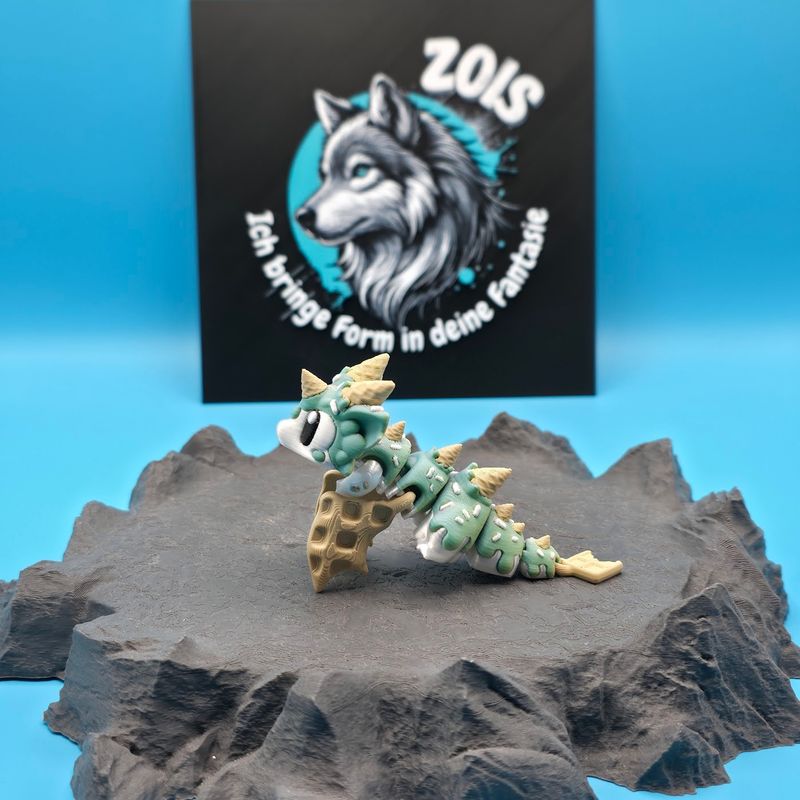 Kleiner Waffeleis Drache 🍦🐉