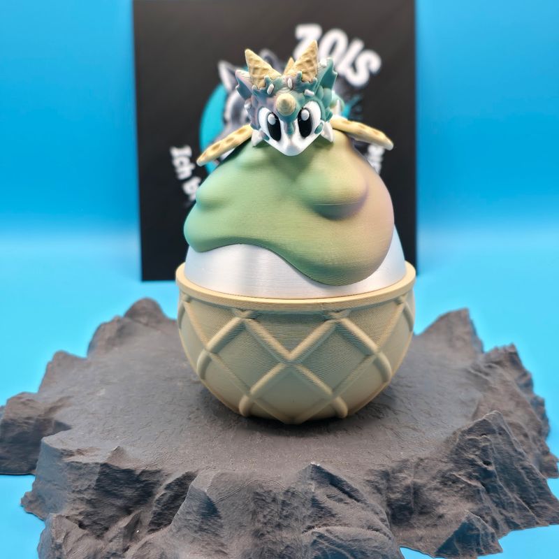 Kleiner Waffeleis Drache 🍦🐉