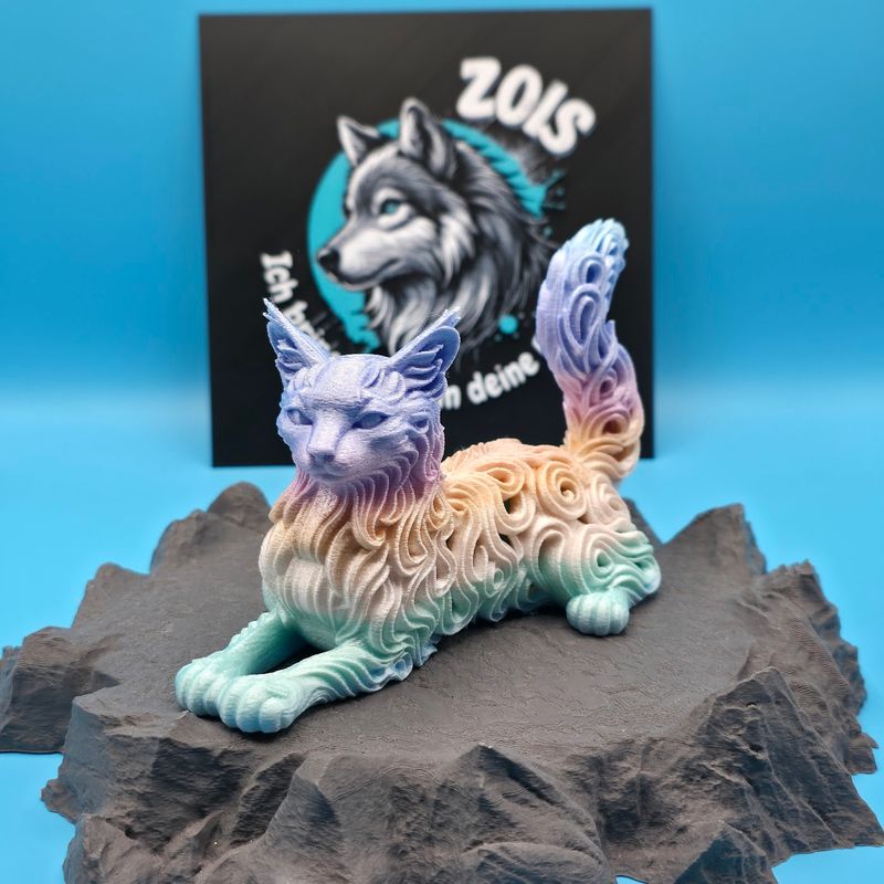 Ornament Skulptur Katze