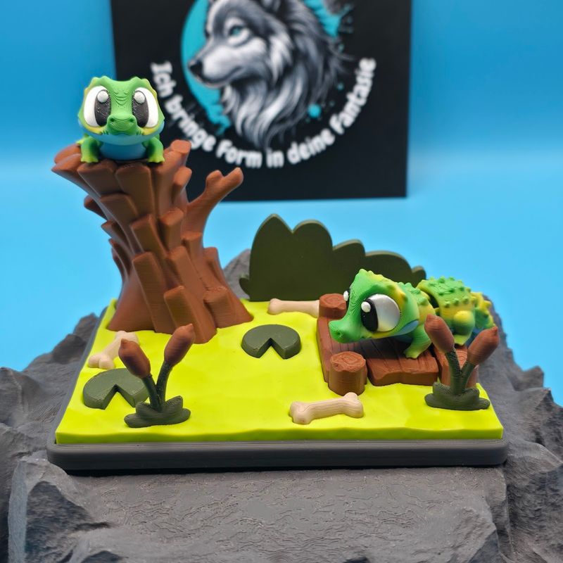 Kleine Flexi Krokos 🐊