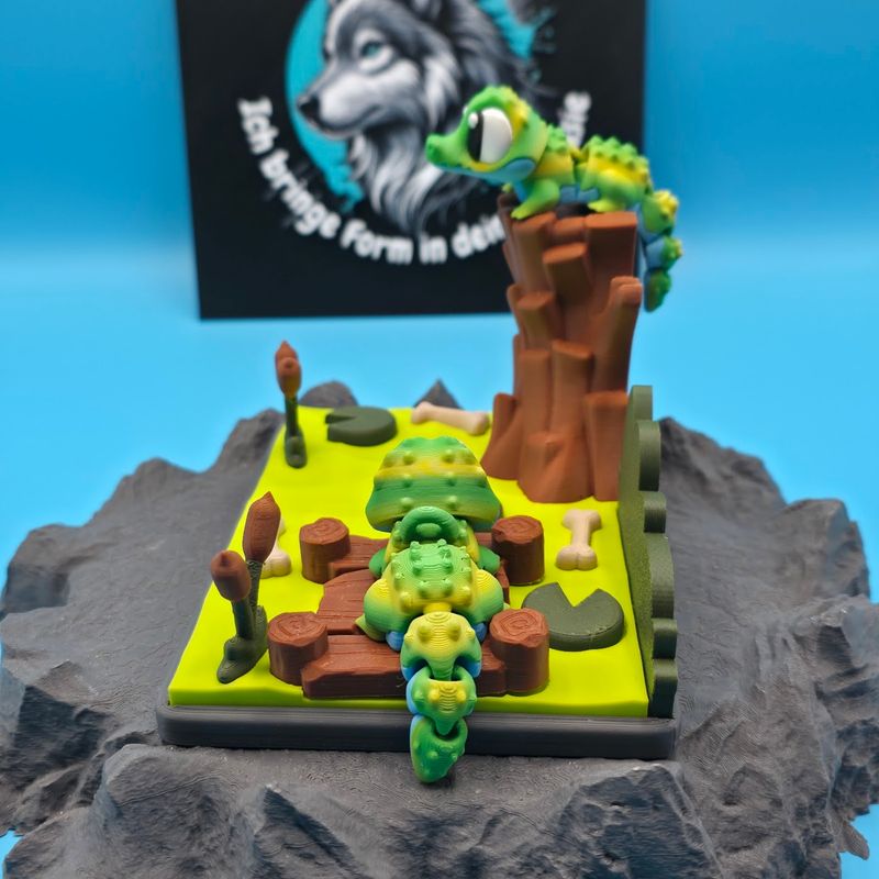 Kleine Flexi Krokos 🐊