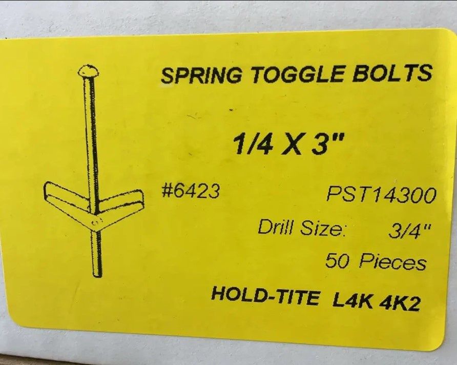 SPRING TOGGLE (6403) 1/4 X 3
