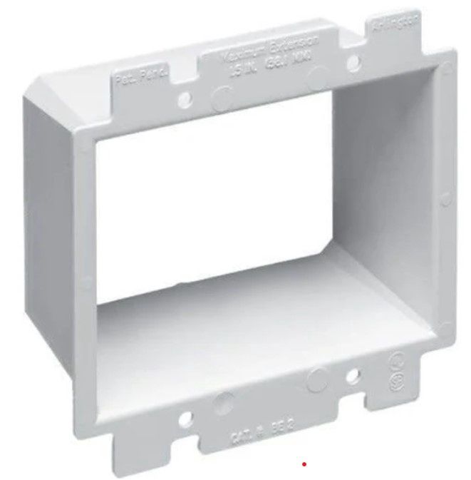 2 GANG EXTENSION BOX