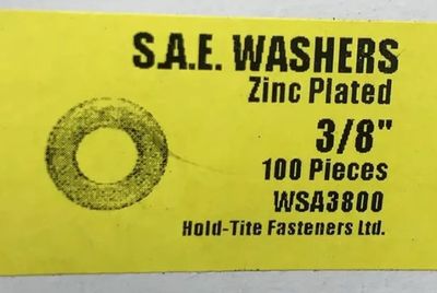 S.A.E. WASHER 3/8