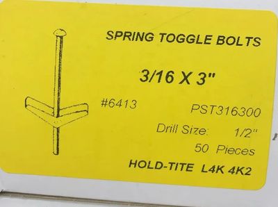 SPRING TOGGLE (6403) 3/16 X 3