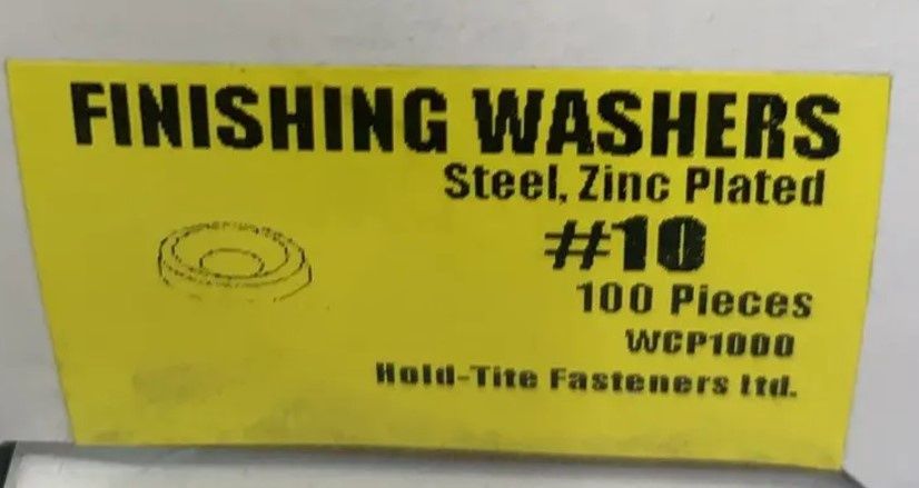 FINISHING WASHERS NO.10