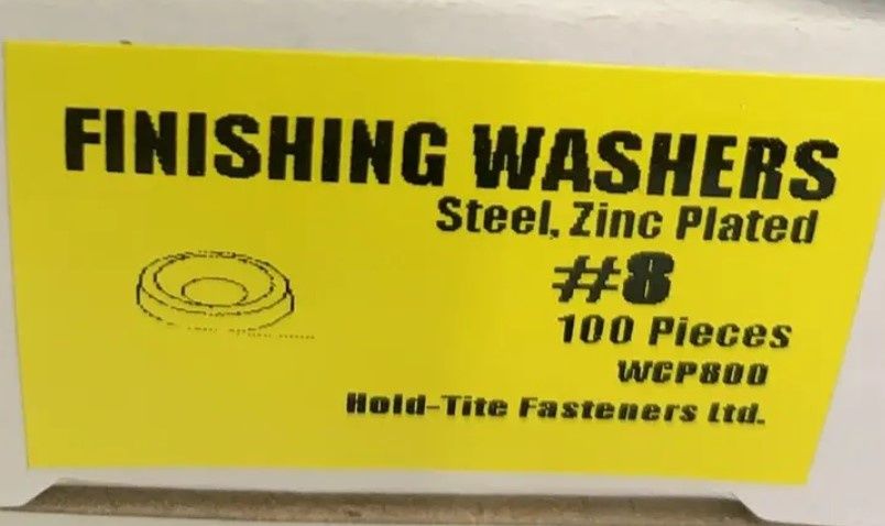 FINISHING WASHERS NO.8