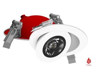 6 GIMBAL FIRE RATED 5CCT 14W