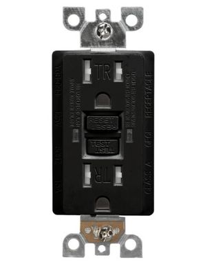 VOTATEC GFCI (TR) W/ LED LIGHT- BLK