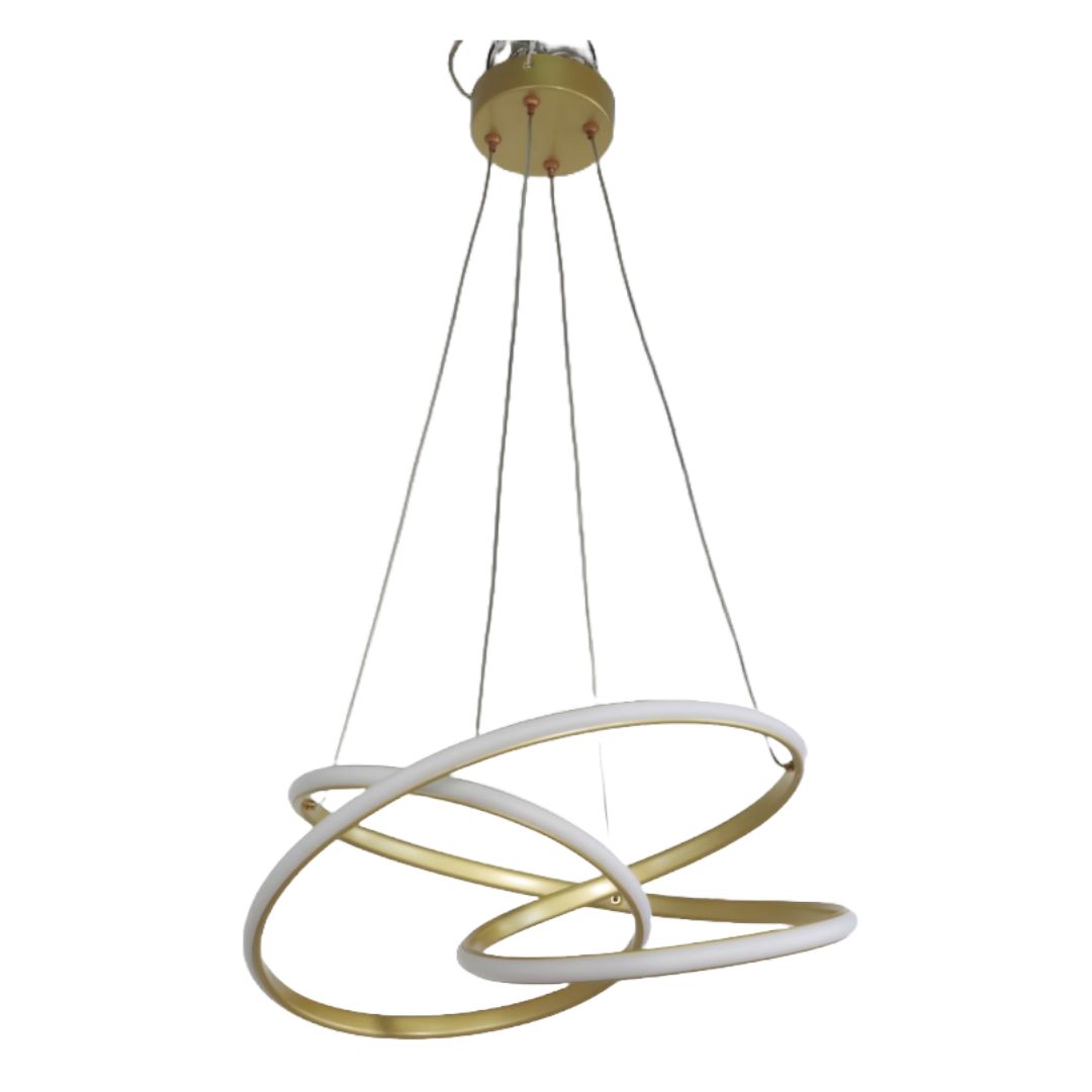 CHANDELIER GOLD L 24W CCT