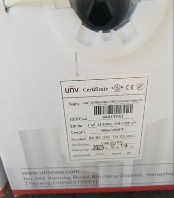 UNV CABLE CAT6 23AWG CMP/FT6 1000FEET