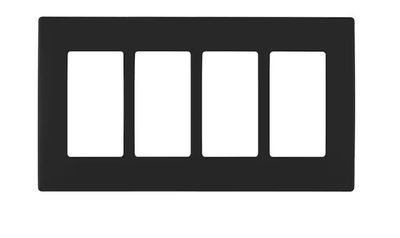 LT-4G DECORA PLATE SCREWLESS-BLK