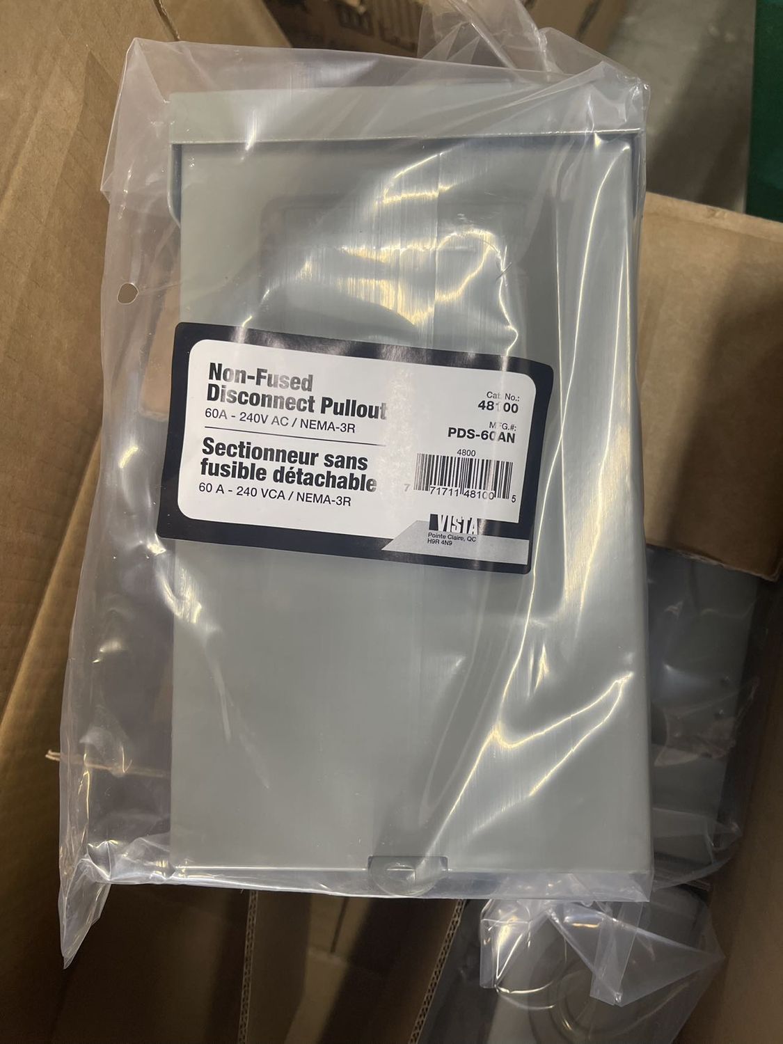 VISTA A/C DISCONNECT PULLOUT 60A