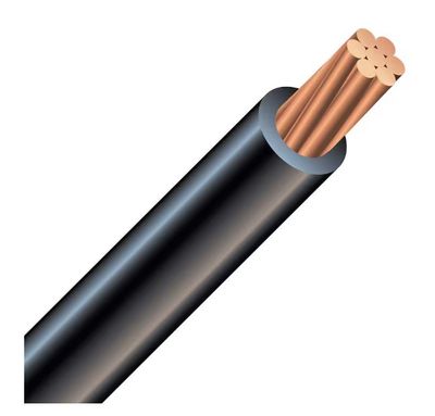 WIRE 2/0 RW90 CU BLACK /M