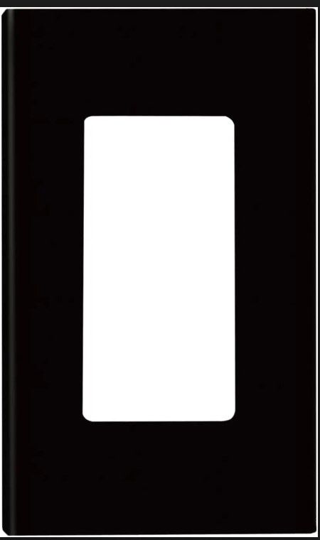 LT-1G DECORA PLATE SCREWLESS- BLK LT-1G DECORA PLATE SCREWLESS- BLK
