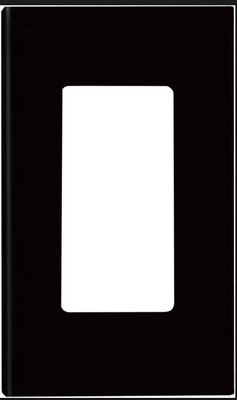 LT-1G DECORA PLATE SCREWLESS- BLK