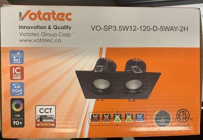 Votatec Commercial Double Head - WHT