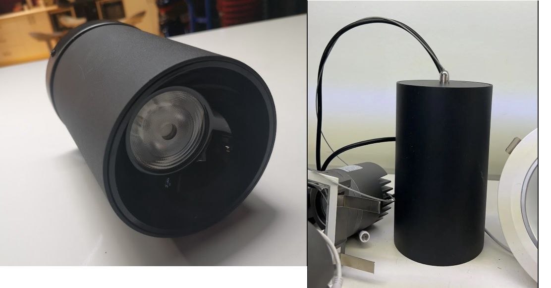 CYLINDER DOWNLIGHT 20W 3CCT - BLACK CYLINDER DOWNLIGHT 20W 3CCT - BLACK