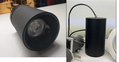 CYLINDER DOWNLIGHT 20W 3CCT - BLACK