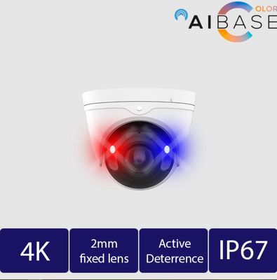 TURRET IP CAMERA, AI 180, PANORAMIC